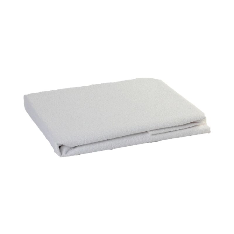 foto del prodotto coprimaterasso sanitario plastificato matrimoniale 175x200 25 cm parte superiore cotone e spugna, sottofondo in pvc klulk