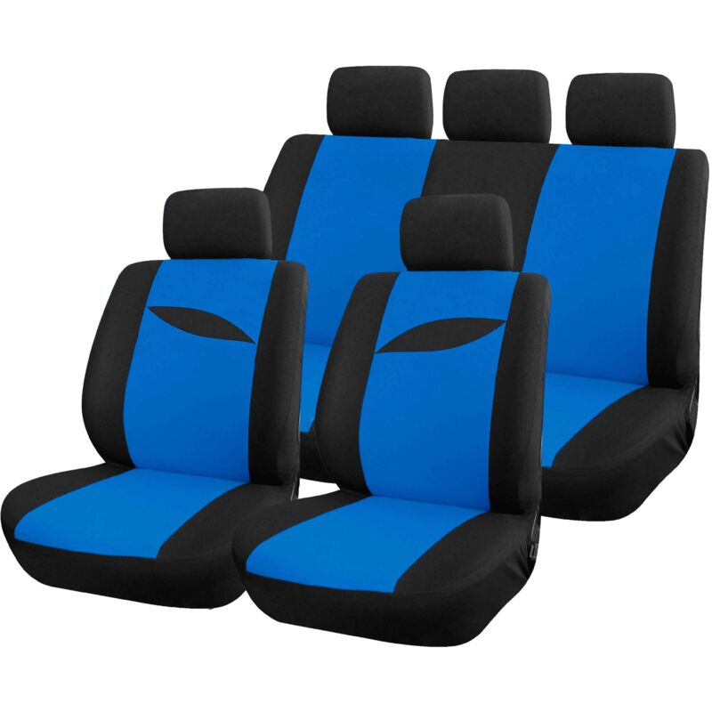 foto del prodotto coprimauto blu universale 9 pezzi