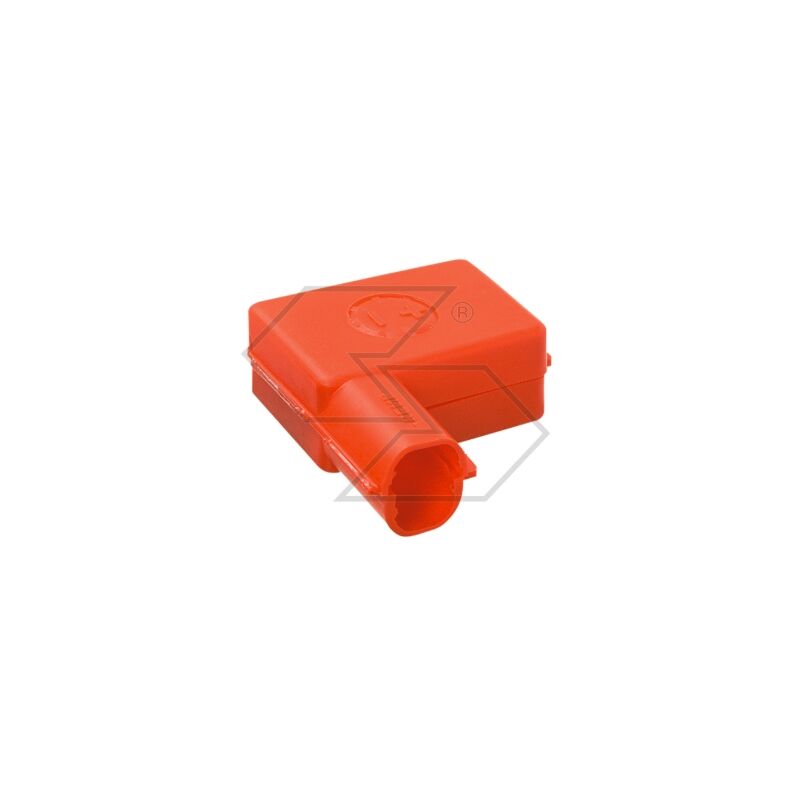 foto del prodotto coprimorsetto batteria polo positivo in pvc colore rosso