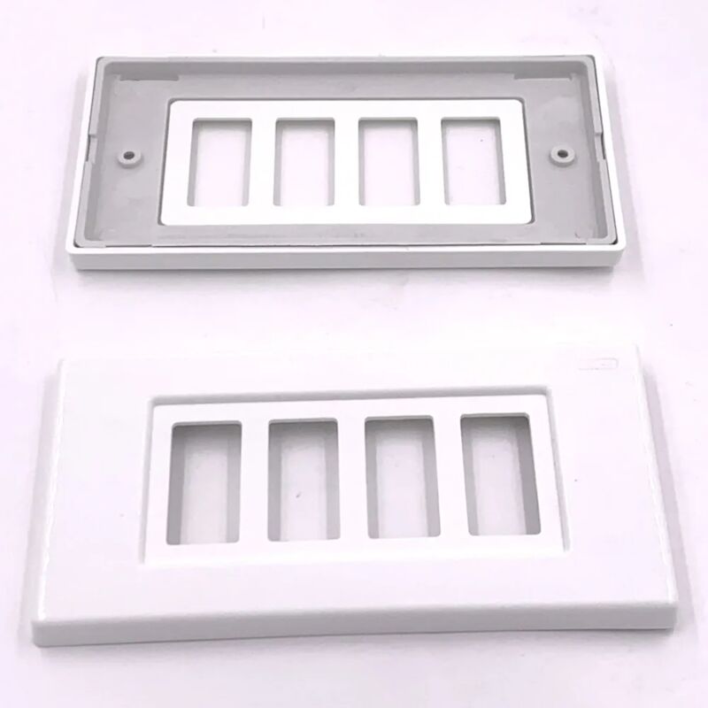 foto del prodotto coprinterruttore olivari tamigi 4 fori bianco