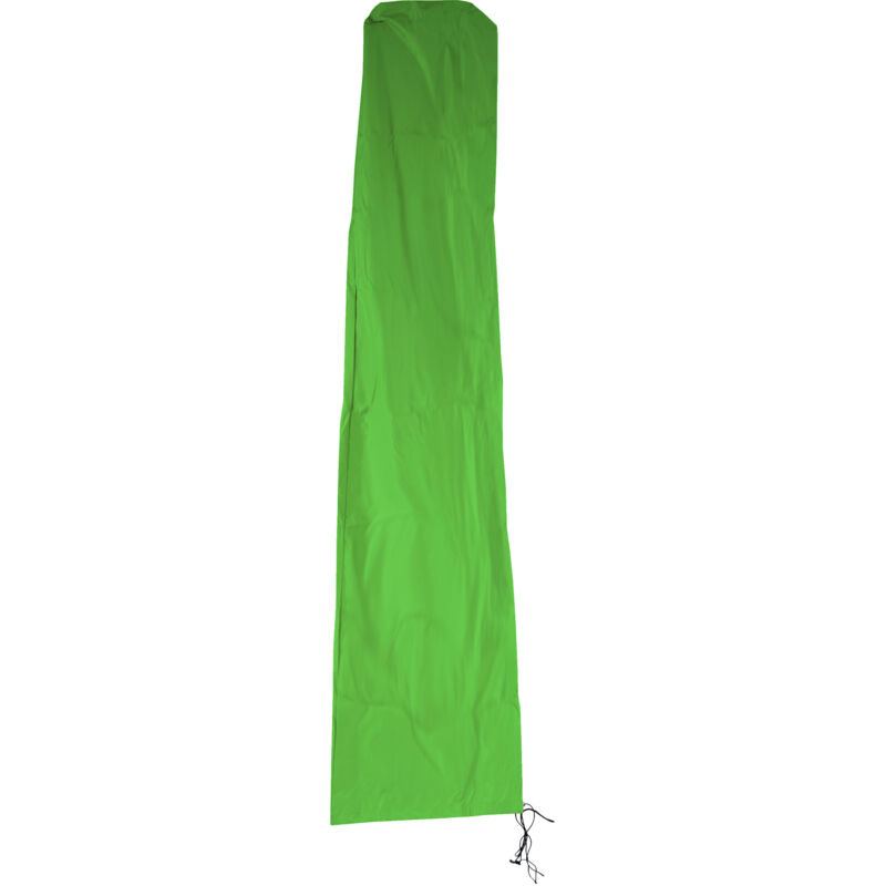 foto del prodotto copriombrellone copertura ombrellone ad arco protettiva hhg poliestere con cerniera 3x3m verde