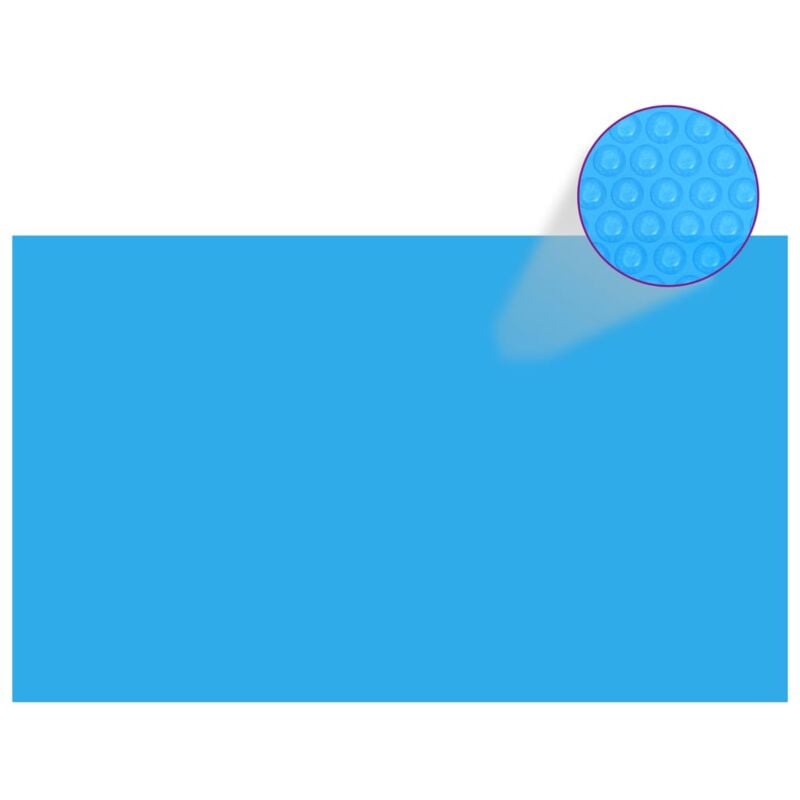 foto del prodotto copripiscina rettangolare 1000x600 cm in pe blu vidaxl