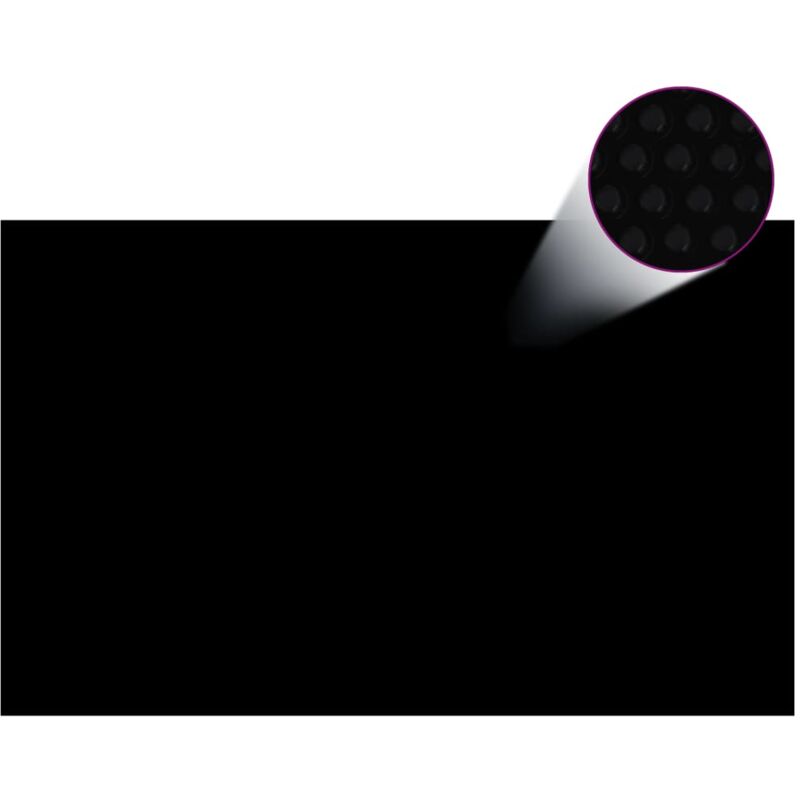 foto del prodotto copripiscina rettangolare 800x500 cm in pe nero - vidaxl