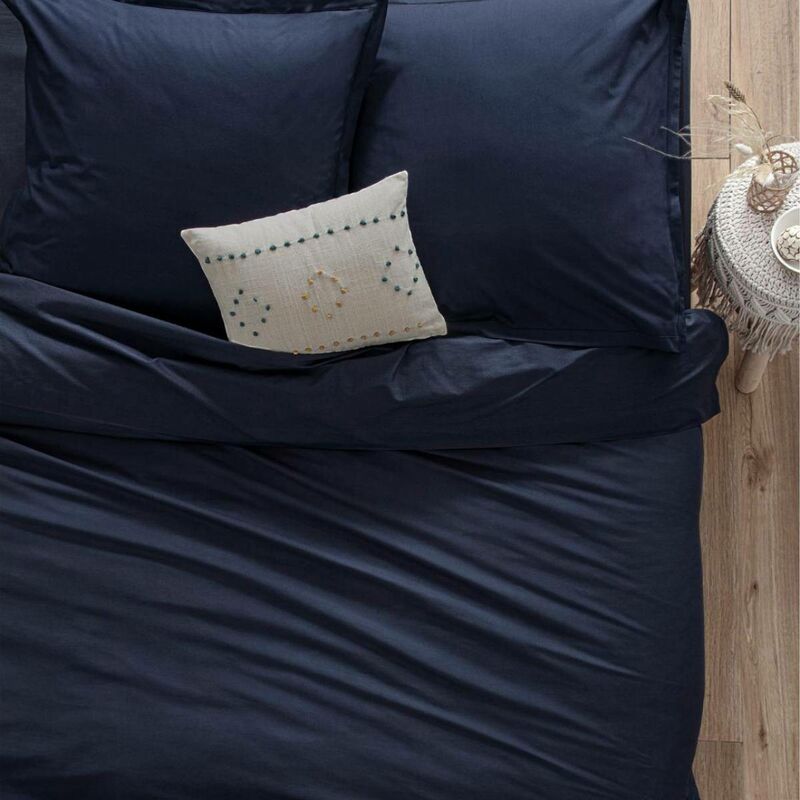 foto del prodotto copripiumino carina in cotone blu inchiostro 240x220cm atmosphera cr ateur d int rieur