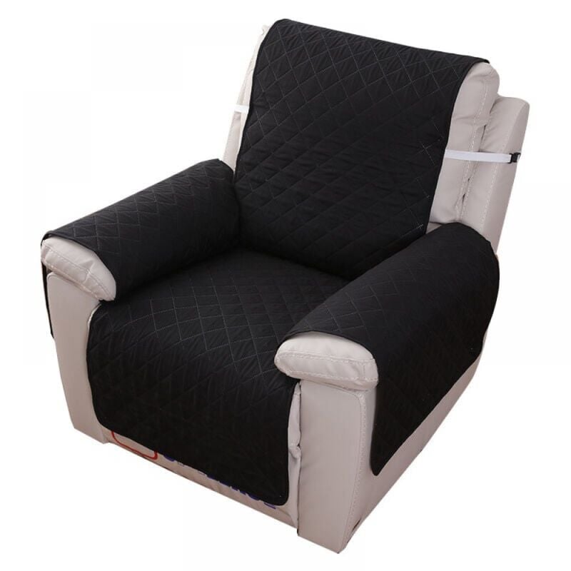foto del prodotto copripoltrona relax 1 posto, copridivano reclinabile impermeabile per camera da letto nero 55 200 