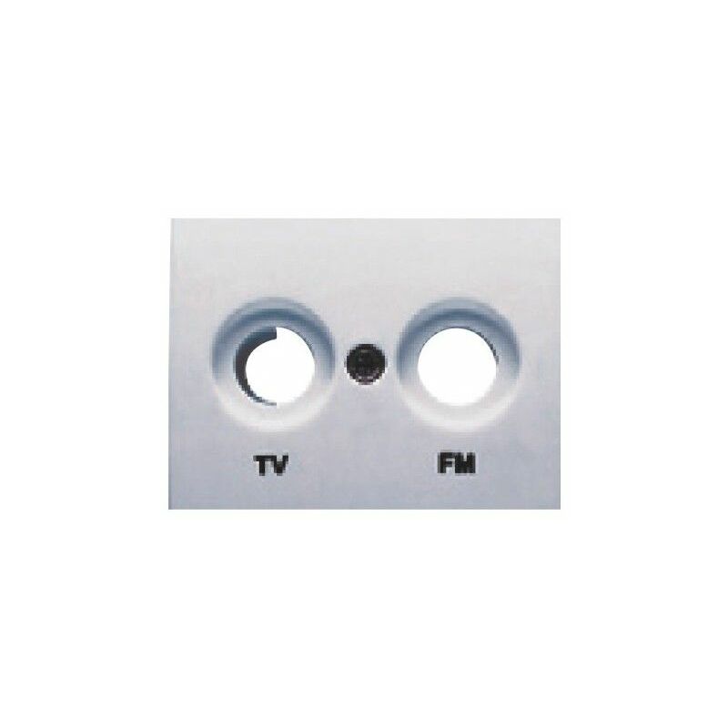 foto del prodotto copripresa tv fm silver luna bjc coral 21330 pl