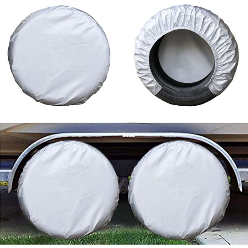 foto del prodotto copriruota, 4 pezzi copriruota per pneumatici da 27 29 , adatti per rimorchi, camper, suv, camion e molti veicoli. sollbry