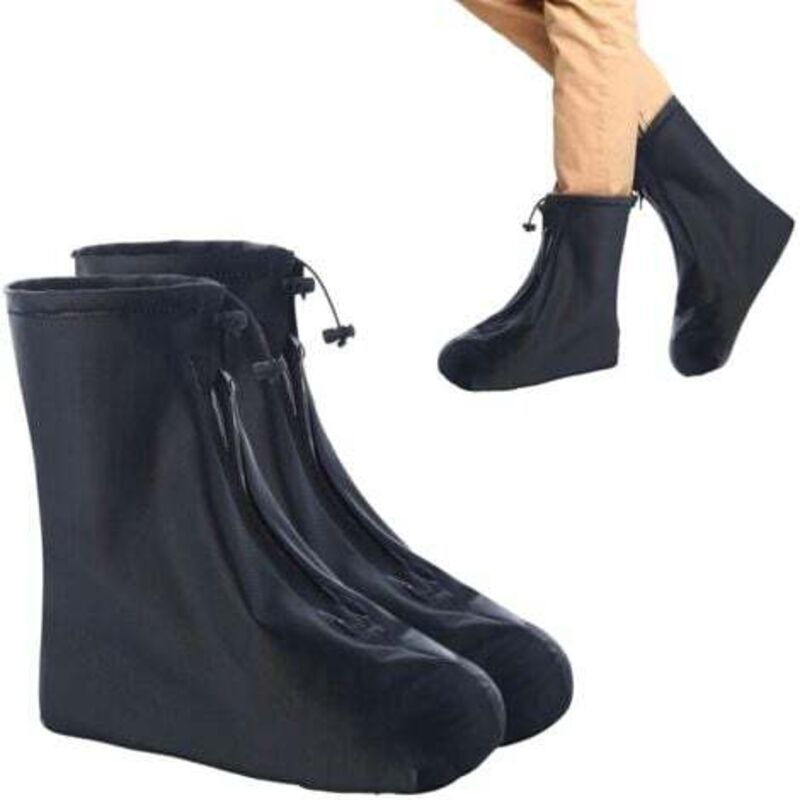 foto del prodotto copriscarpe impermeabili, copriscarpe antipioggia impermeabili, copriscarpe riutilizzabili antiscivolo xl lablanc