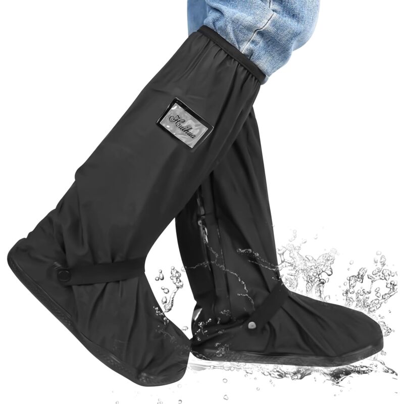 foto del prodotto copriscarpe impermeabili copriscarpe impermeabili copriscarpe impermeabili suola antiscivolo moto scooter ciclismo bicicletta copriscarpe antipioggia
