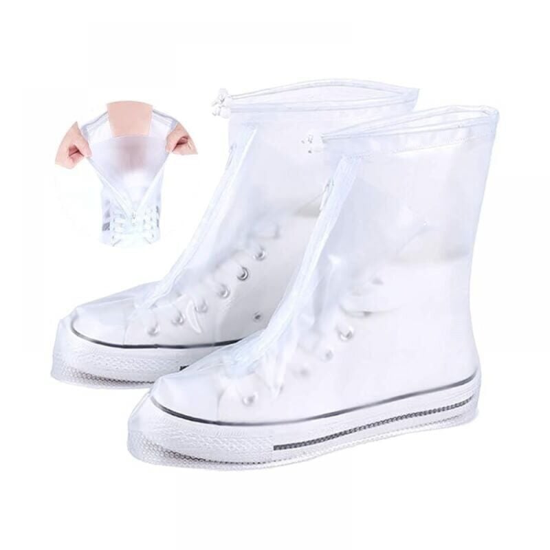 foto del prodotto copriscarpe impermeabili xl, riutilizzabili, leggeri, antiscivolo, antipioggia, copriscarpe per i giorni di pioggia