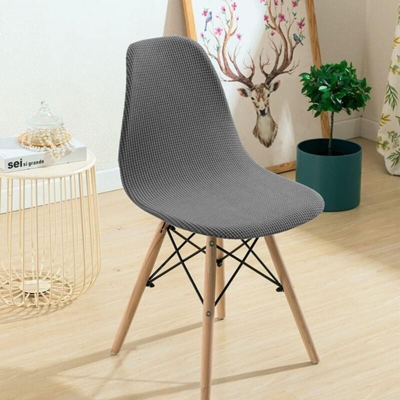 foto del prodotto coprisedia elasticizzato in jacquard per sala da pranzo, senza braccioli, sfoderabile, lavabile, per cucina, banchetto, casa, hotel, sedie laterali