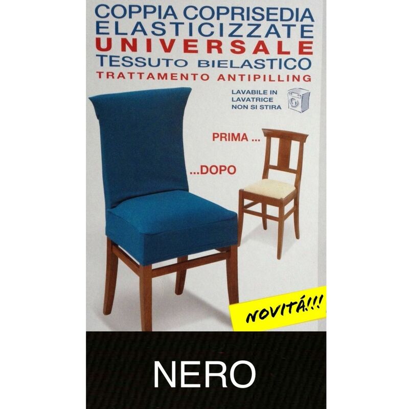foto del prodotto coprisedia elasticizzato new york intero nero
