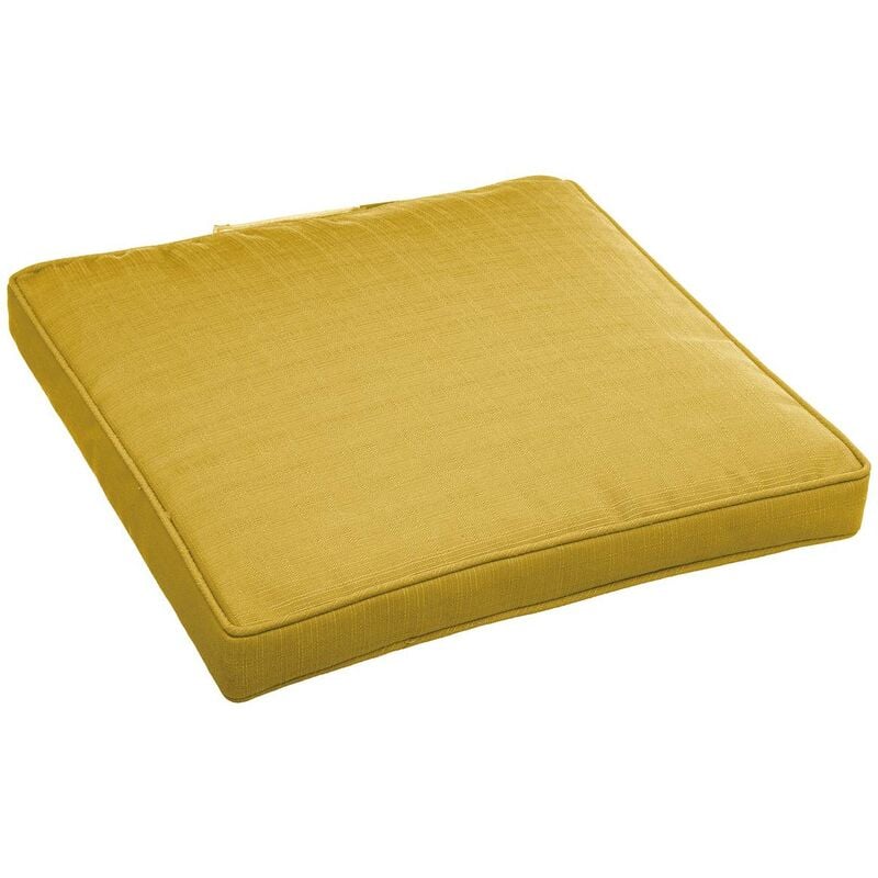 foto del prodotto coprisedia in velcro korai giallo senape 40x40x4cm in poliestere hesp ride