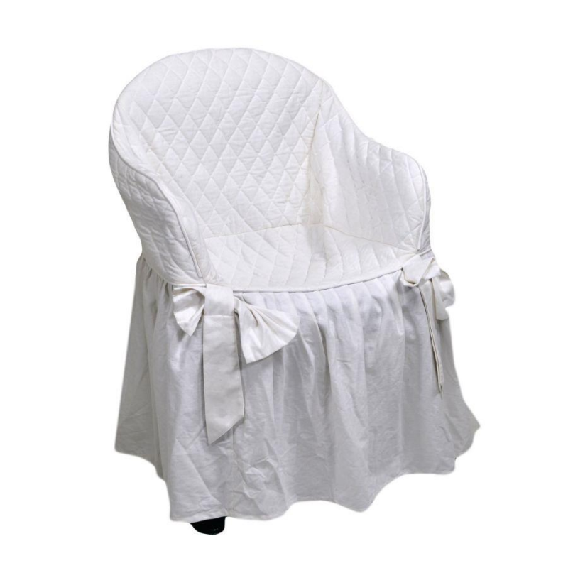 foto del prodotto coprisedia poltrona bianco poliestere cm44x38h38 45