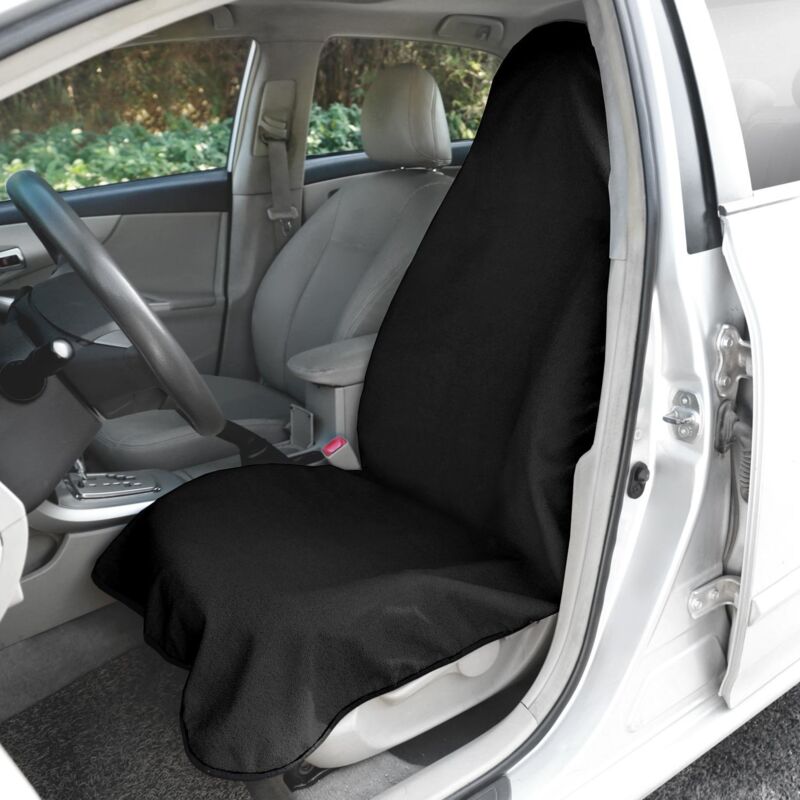 foto del prodotto coprisedile anteriore universale per auto, impermeabile, antiscivolo e assorbente del sudore, lavabile in lavatrice, realizzato in comodo