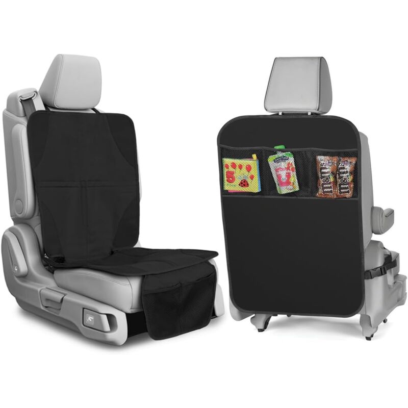 foto del prodotto coprisedile auto coprisedile posteriore con 3 tasche portaoggetti, coprisedile di alta qualit e durevole protezione impermeabile, protegge