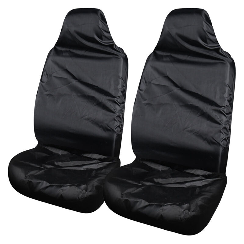 foto del prodotto coprisedile per auto impermeabile e resistente, nero, 2 pezzi loy