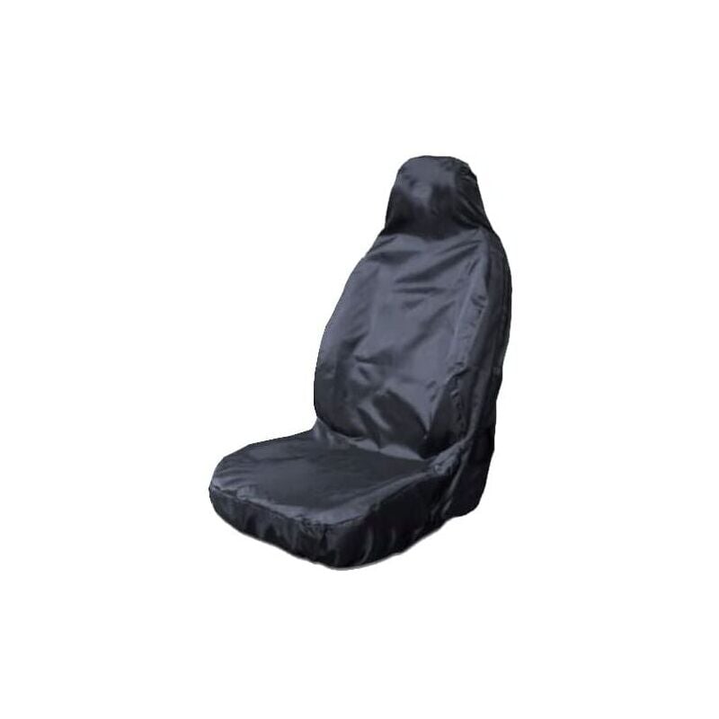 foto del prodotto coprisedile per auto nero, impermeabile e resistente.