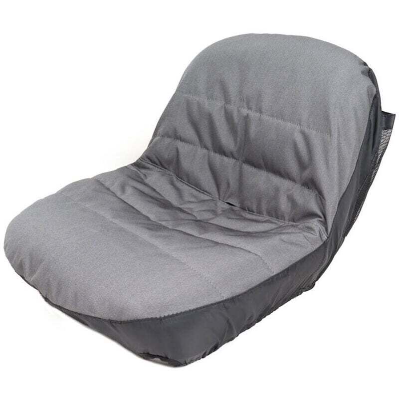 foto del prodotto coprisedile per tosaerba coprisedile imbottito per trattore materiale oxford 600d grigio grigio 