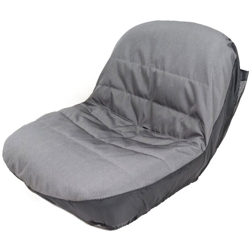 foto del prodotto coprisedile per tosaerba coprisedile imbottito per trattore materiale oxford 600d grigio grigio 