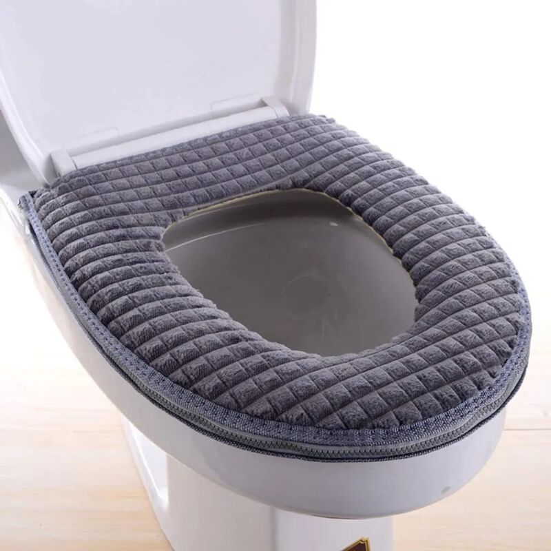 foto del prodotto coprisedili per wc, coprisedili per wc lavabili morbidi e caldi per il bagno, coprisedili per wc caldi coprisedili per wc