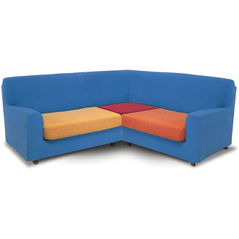 foto del prodotto copriseduta per divani elasticizzata in tinta unita modello new york l.t, misura1 postocoloreocra