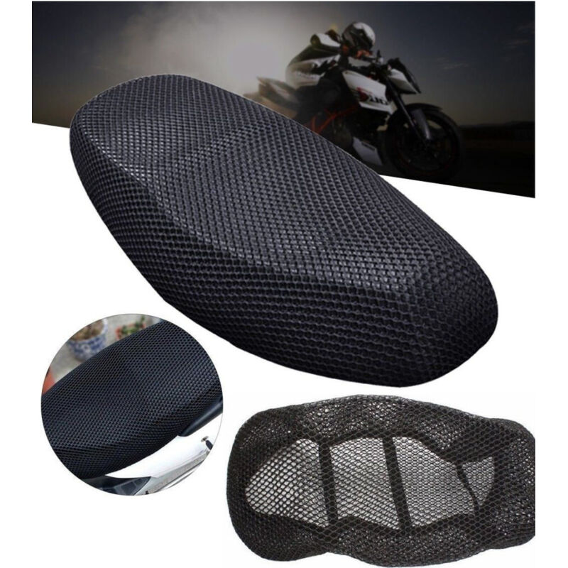 foto del prodotto coprisella moto scooter copri sella a rete traspirante elastico misure m - - trade shop traesio
