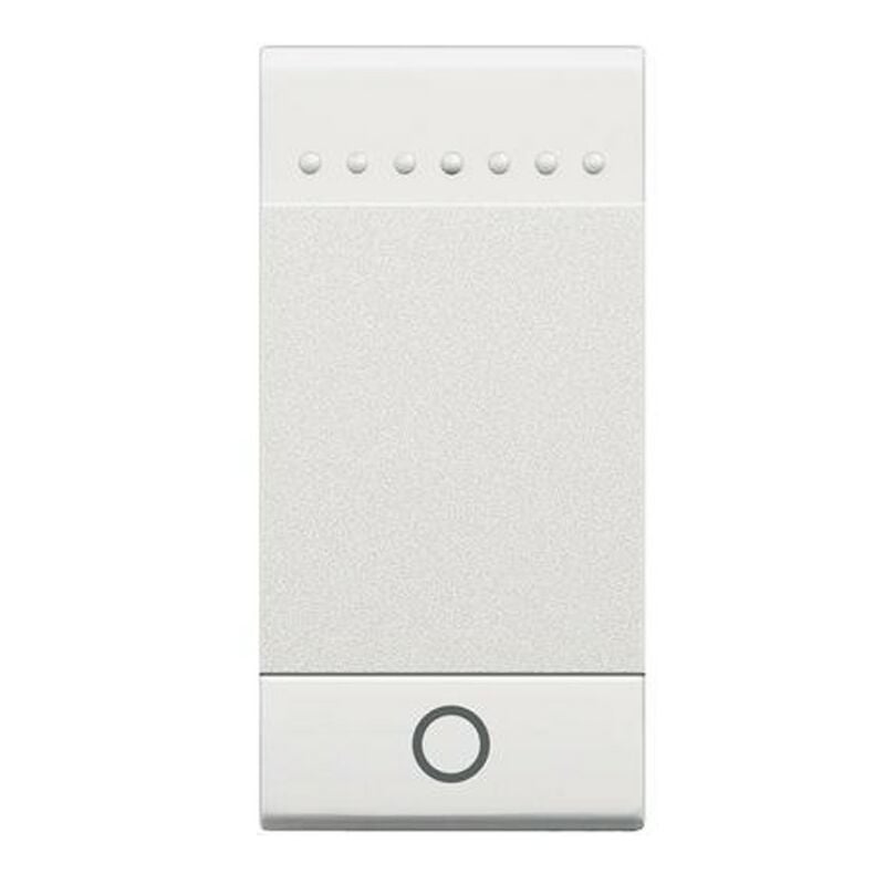 foto del prodotto copritasto completo di lentina illuminabile bticino n4915an