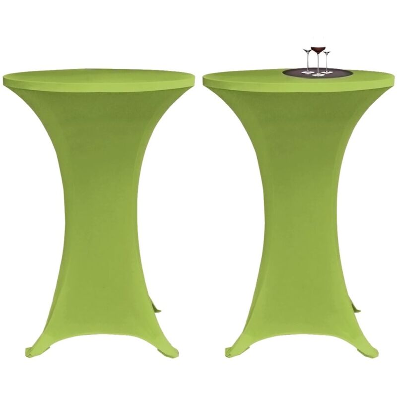 foto del prodotto copritavolo elastico 2 pz 80 cm verde dec022382