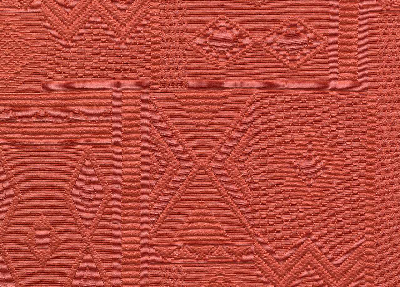 foto del prodotto copritavolo salotto cucina jacquard modello mexico made in italy ovale 180x240 arancio