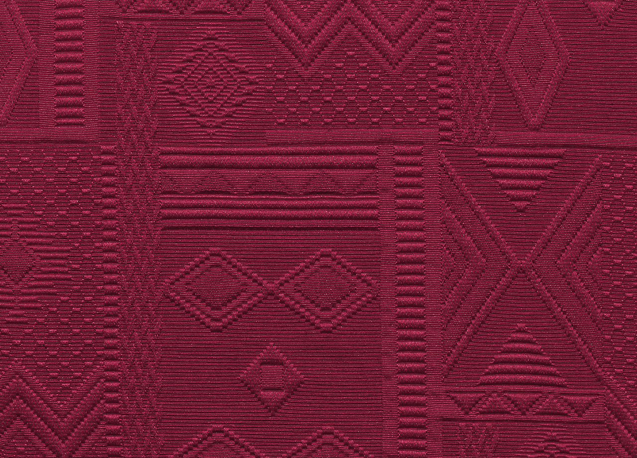 foto del prodotto copritavolo salotto cucina jacquard modello mexico made in italy ovale 180x240 bordeaux