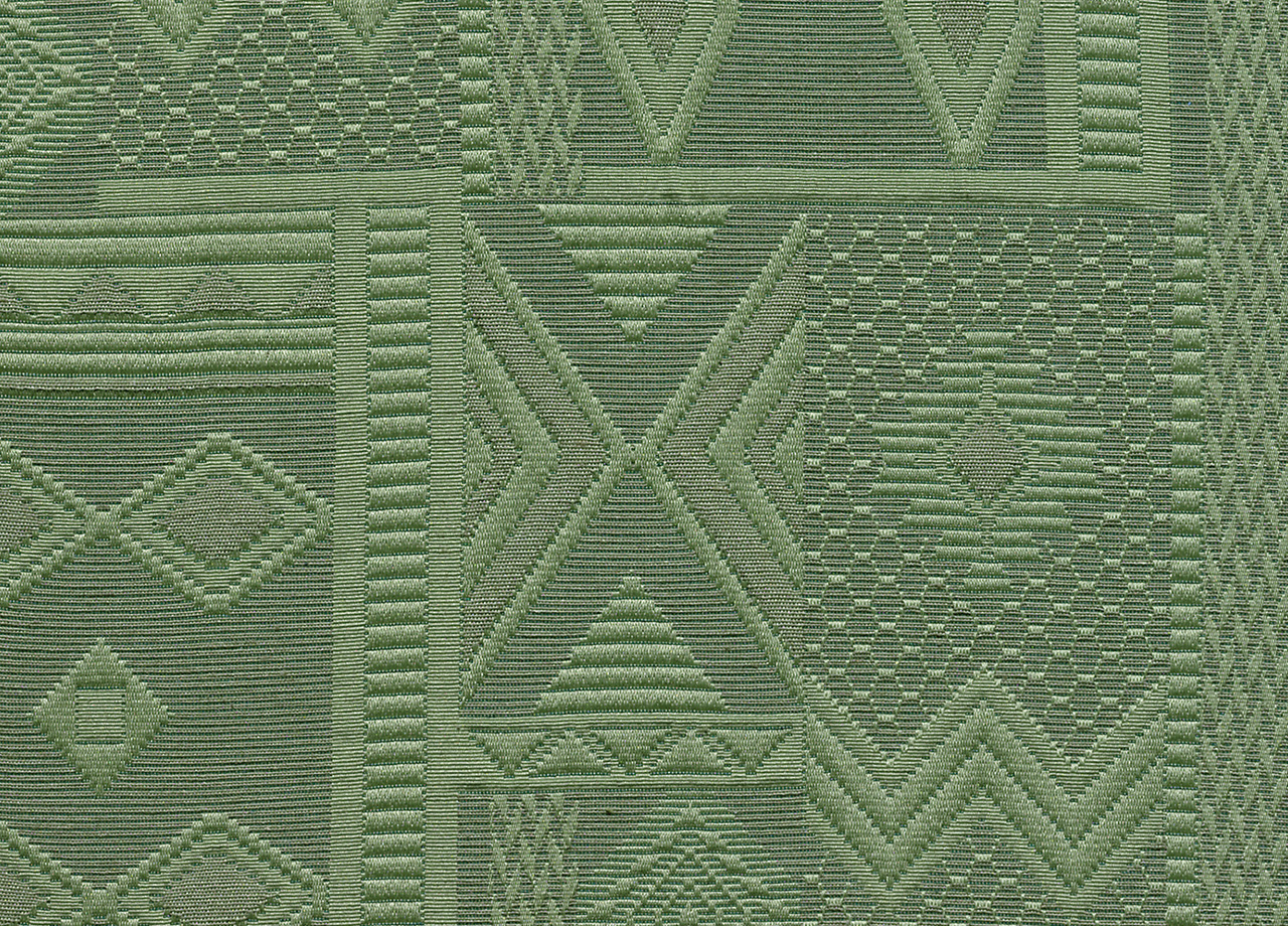 foto del prodotto copritavolo salotto cucina jacquard modello mexico made in italy rotondo 180 salvia