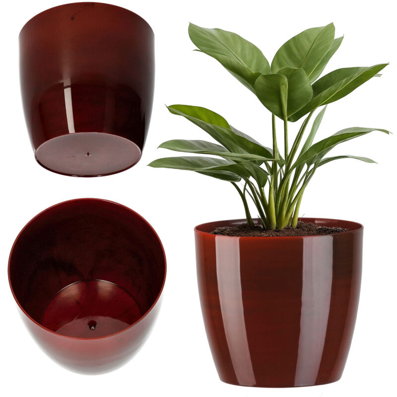 foto del prodotto coprivaso kadax 12 cm per fiori in marmo rosso per il soggiorno