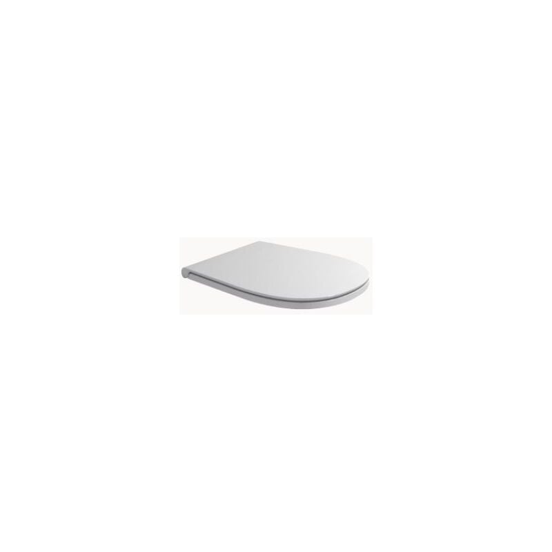 foto del prodotto coprivaso slim in termoindurente con discesa rallentata io flaminia colore bianco lucido