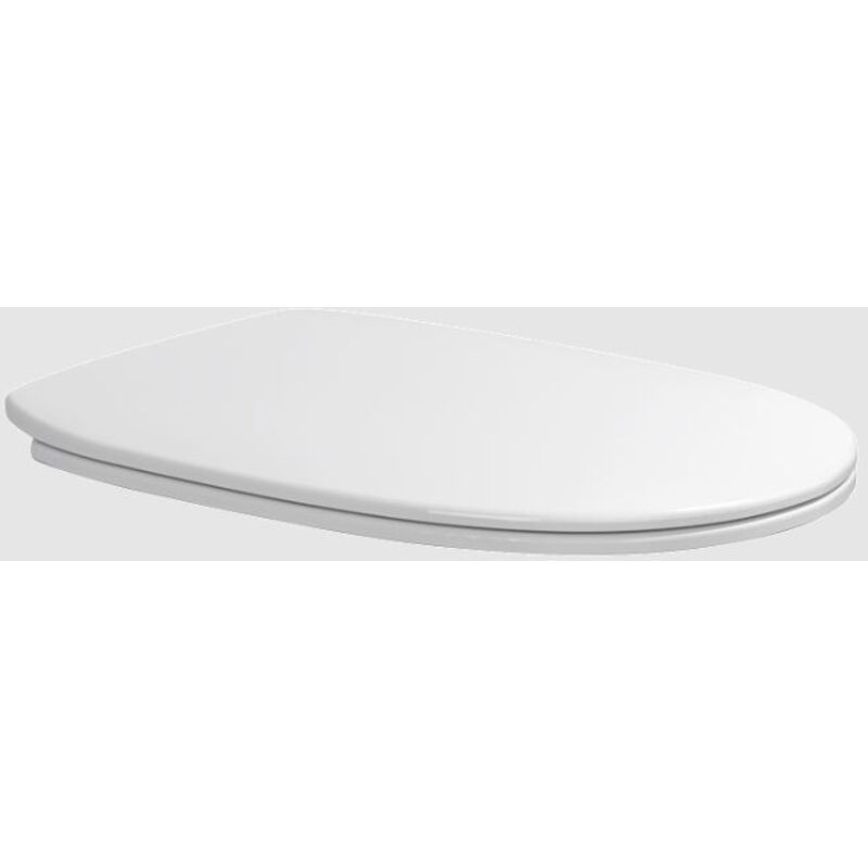 foto del prodotto coprivaso slim in termoindurente con discesa rallentata madre flaminia colore bianco lucido