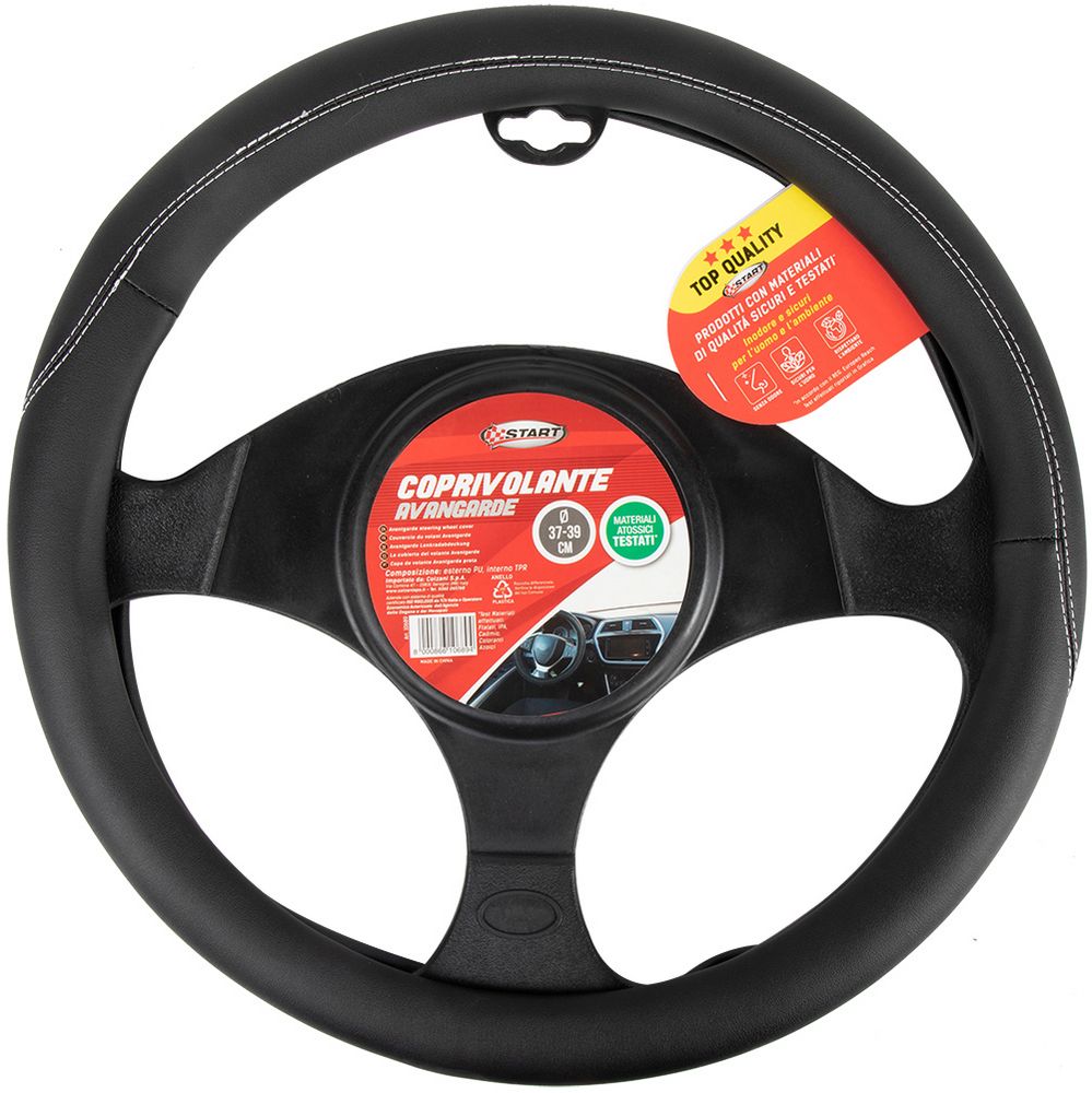 foto del prodotto coprivolante auto avangadr, 37-39 cm, nero comodit sicurezza