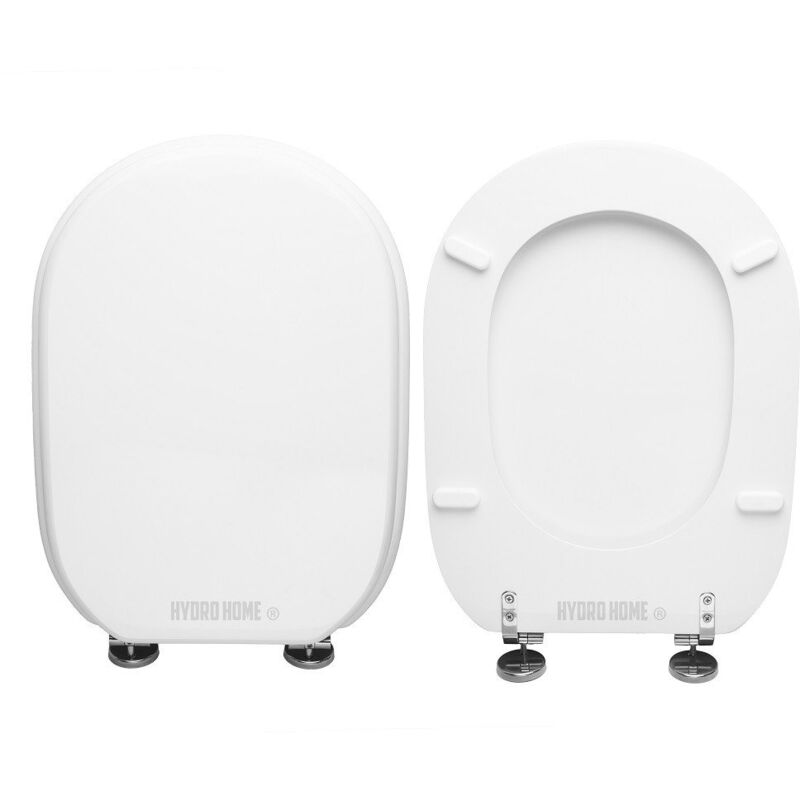 foto del prodotto copriwater astro eos legno rivestito in resina poliestere bianco