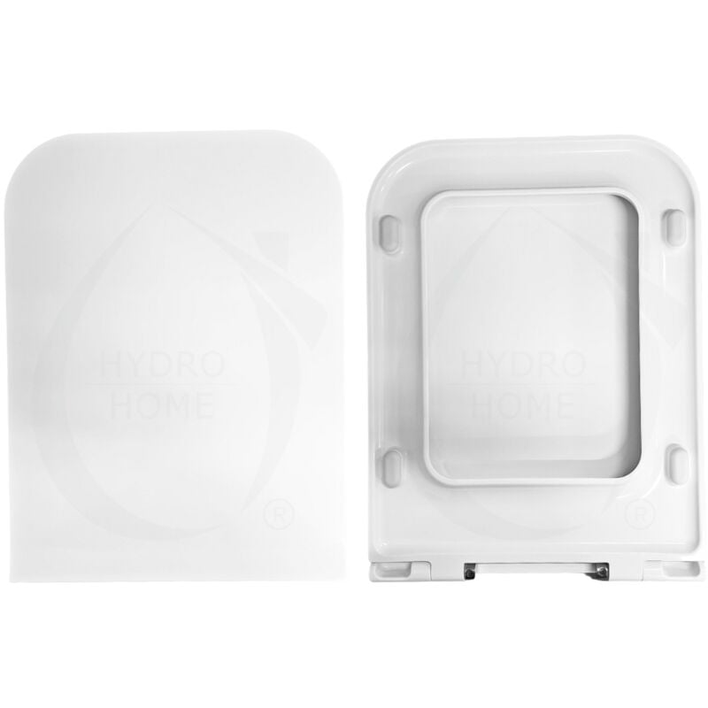 foto del prodotto copriwater build azzurra termoindurente soft close bianco come originale