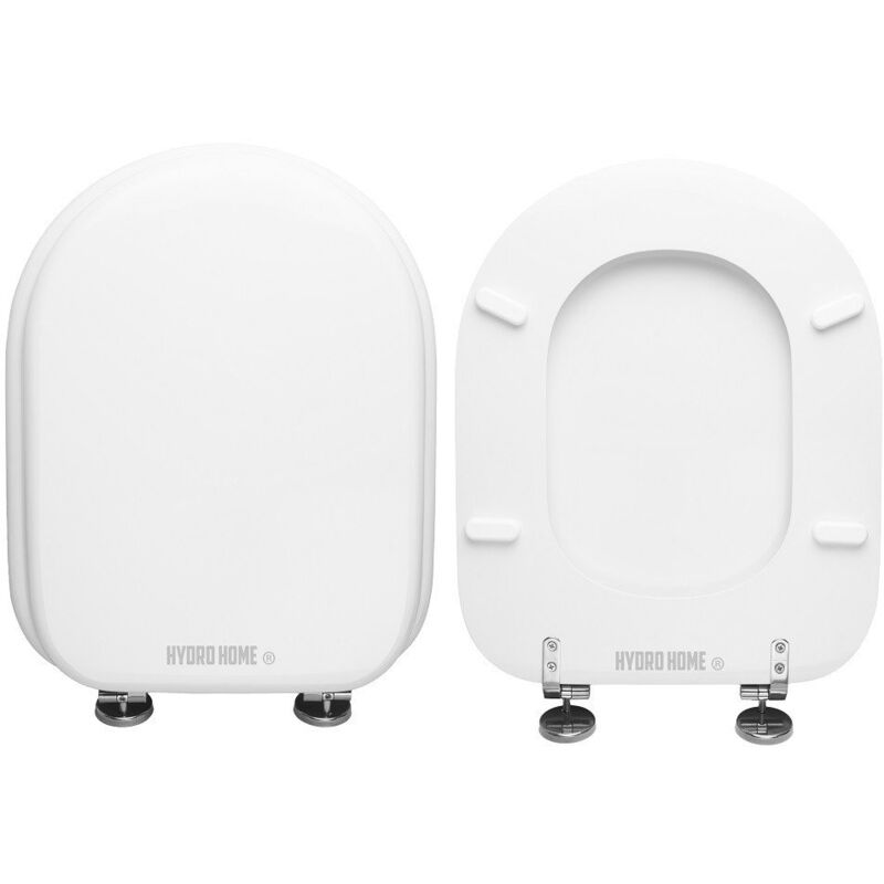 foto del prodotto copriwater canova catalano legno rivestito in resina poliestere bianco