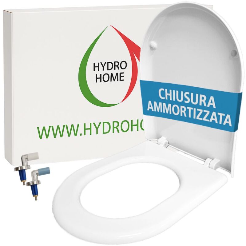 foto del prodotto copriwater clodia dolomite termoindurente bianco soft close