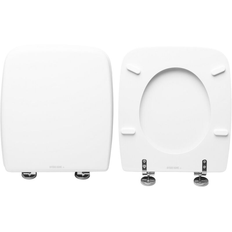 foto del prodotto copriwater compatibile cantica ideal standard legno rivestito in resina poliestere colore a scelta bianco