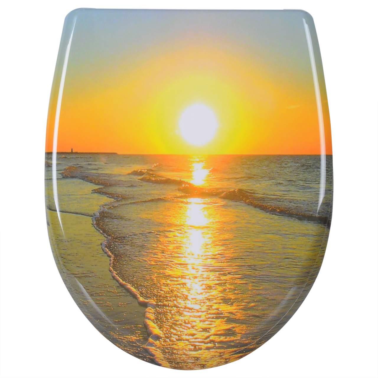 foto del prodotto copriwater con abbassamento automatico in termoindurente sunrise 19 0000729