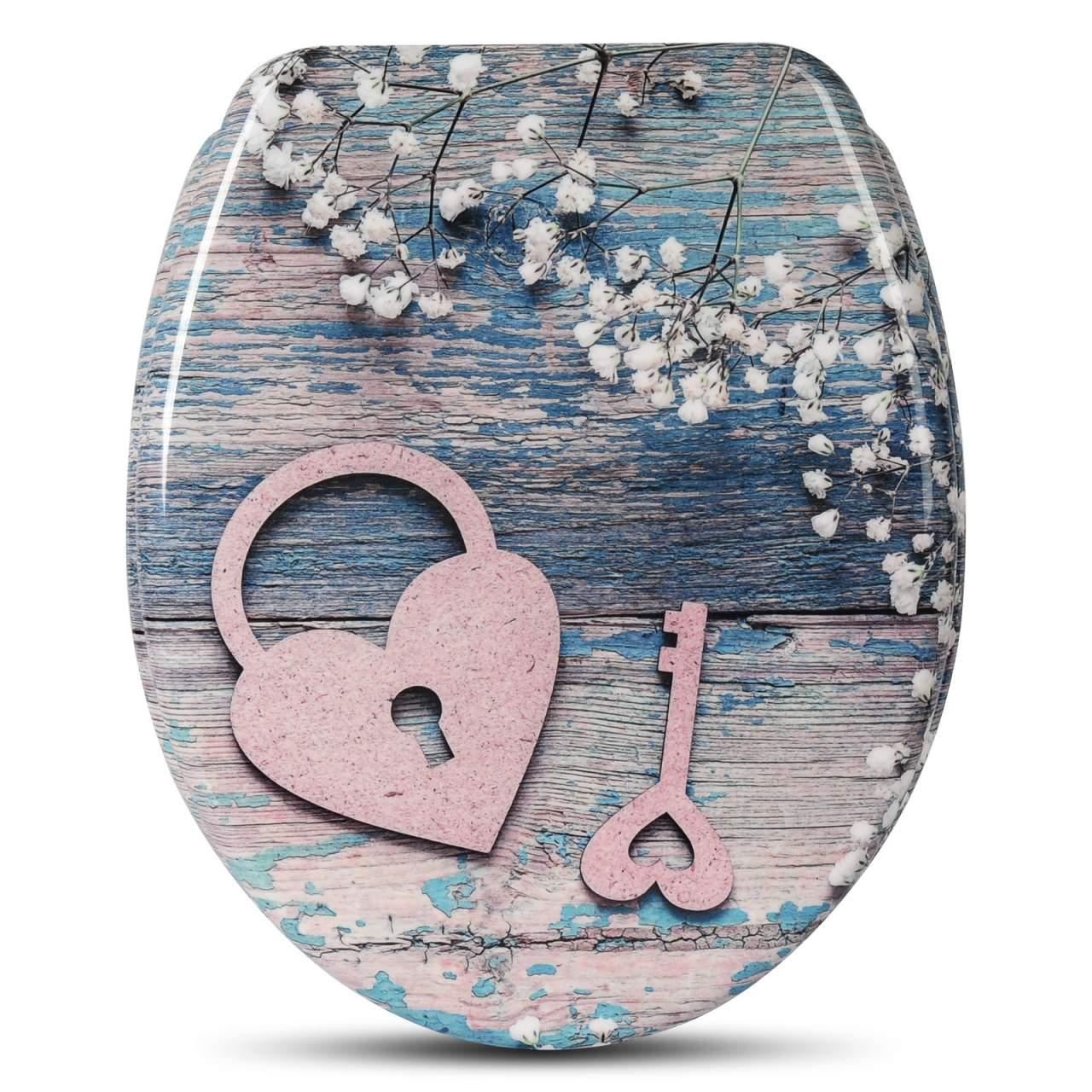 foto del prodotto copriwater copriwater con chiave a cuore per abbassamento automatico 19 0000733