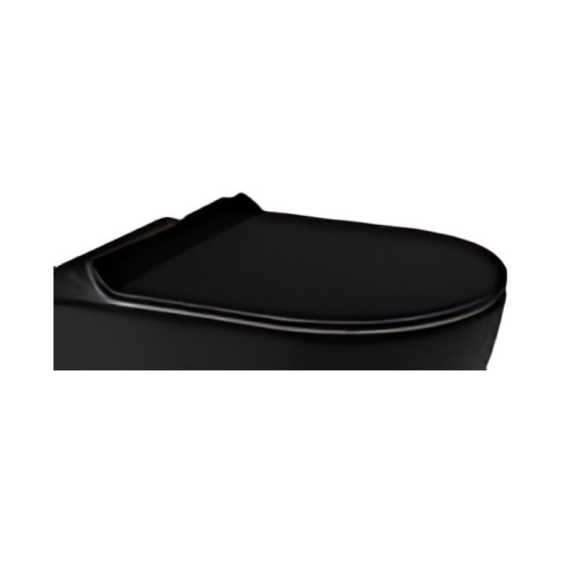 foto del prodotto copriwater cover in plastica colore nero opaco
