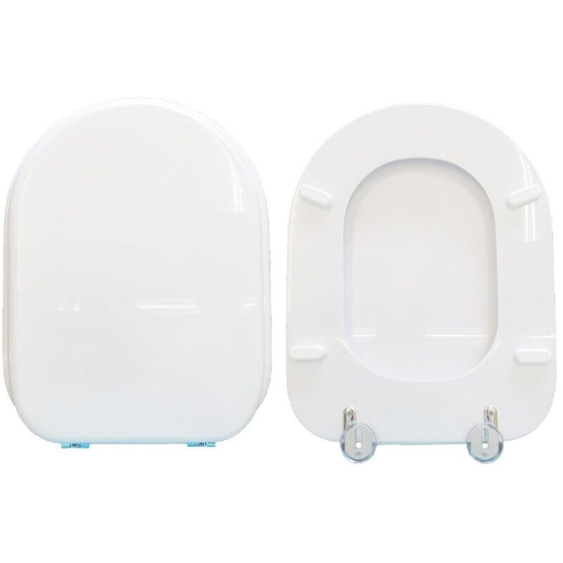 foto del prodotto copriwater dafne gsi facis legno rivestito in resina poliestere bianco