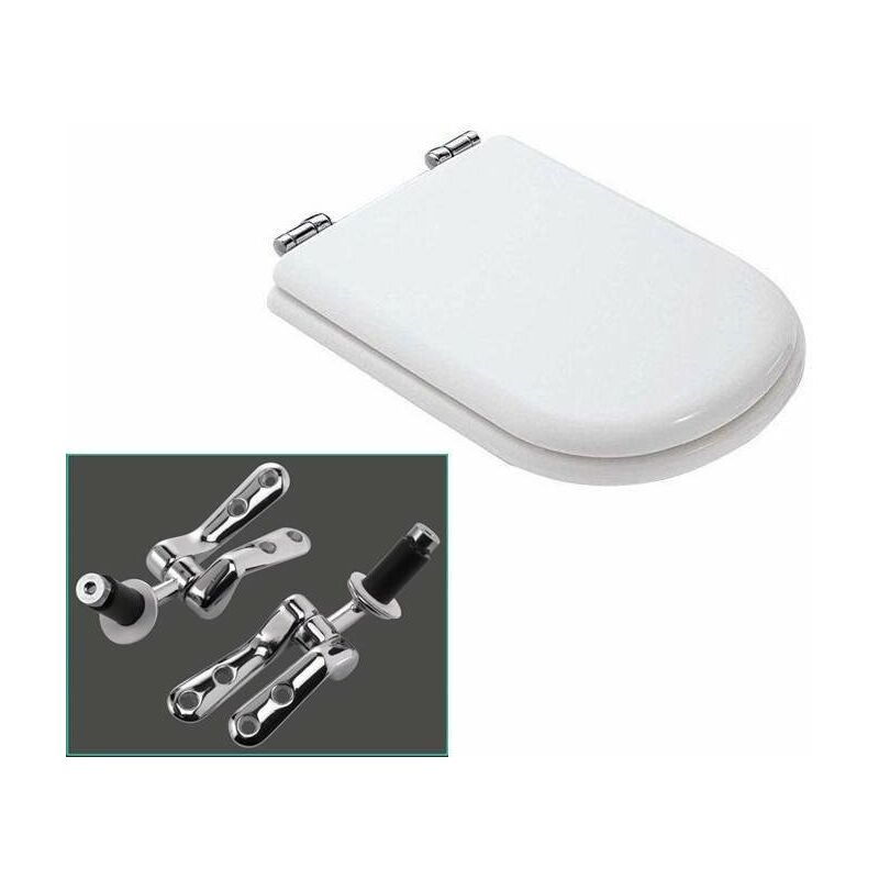 foto del prodotto copriwater di ricambio per vasi calla ideal standard niclam n6 bianco