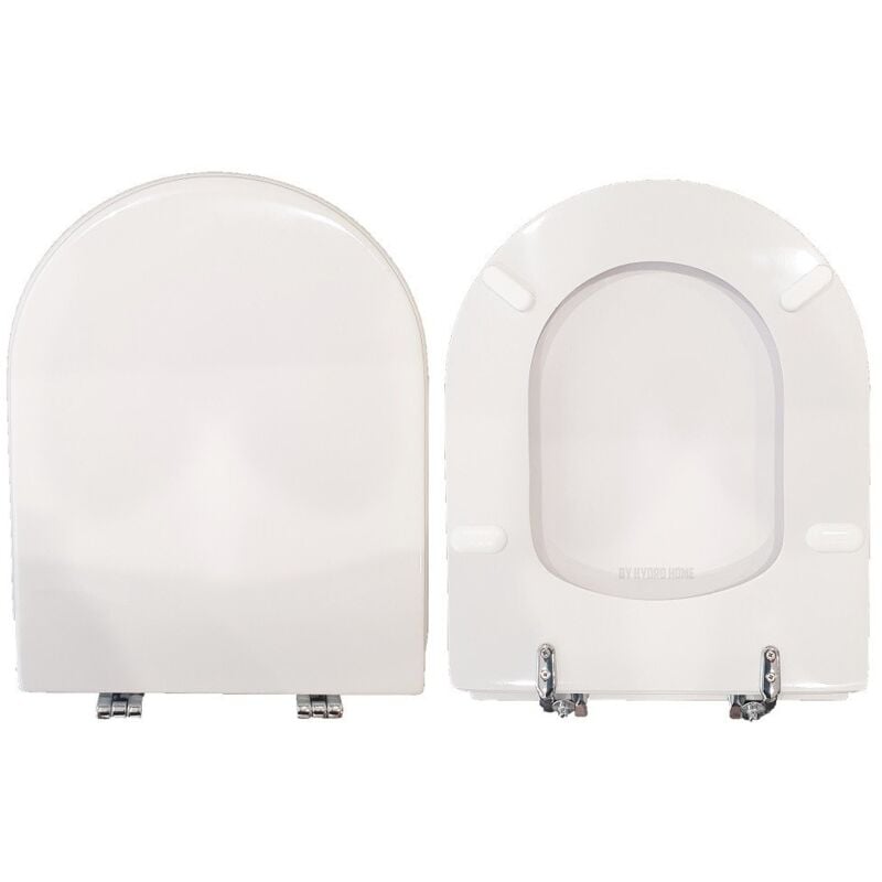 foto del prodotto copriwater dora archiade legno rivestito in resina poliestere bianco come originale