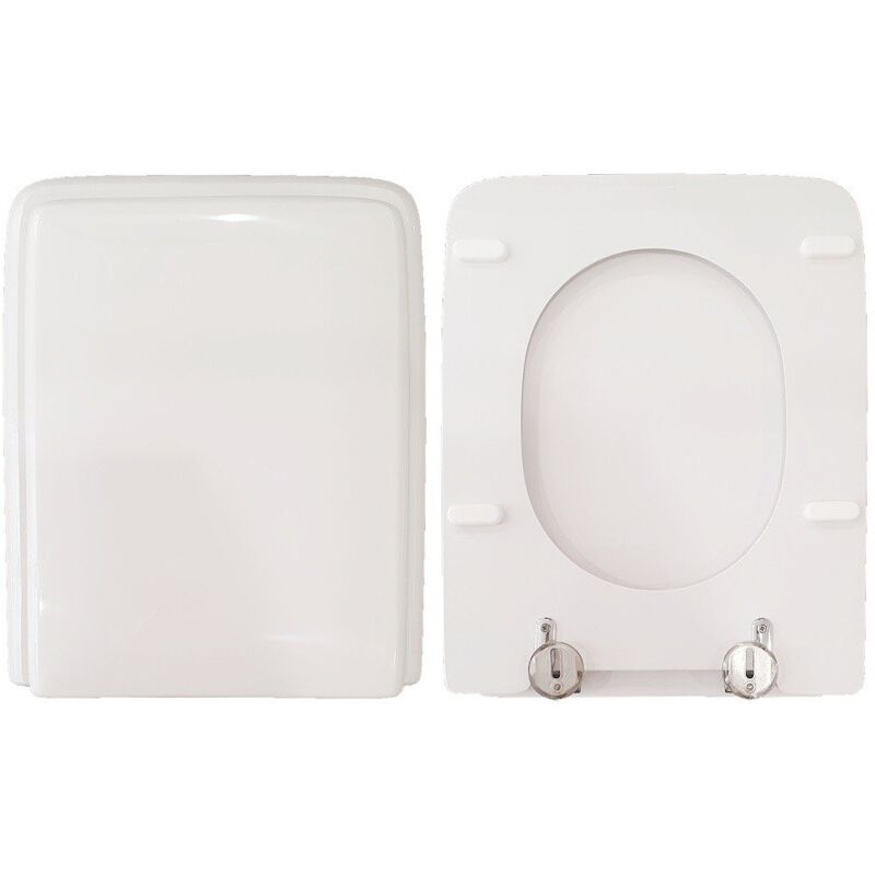 foto del prodotto copriwater edge quadra eos legno rivestito in resina poliestere bianco