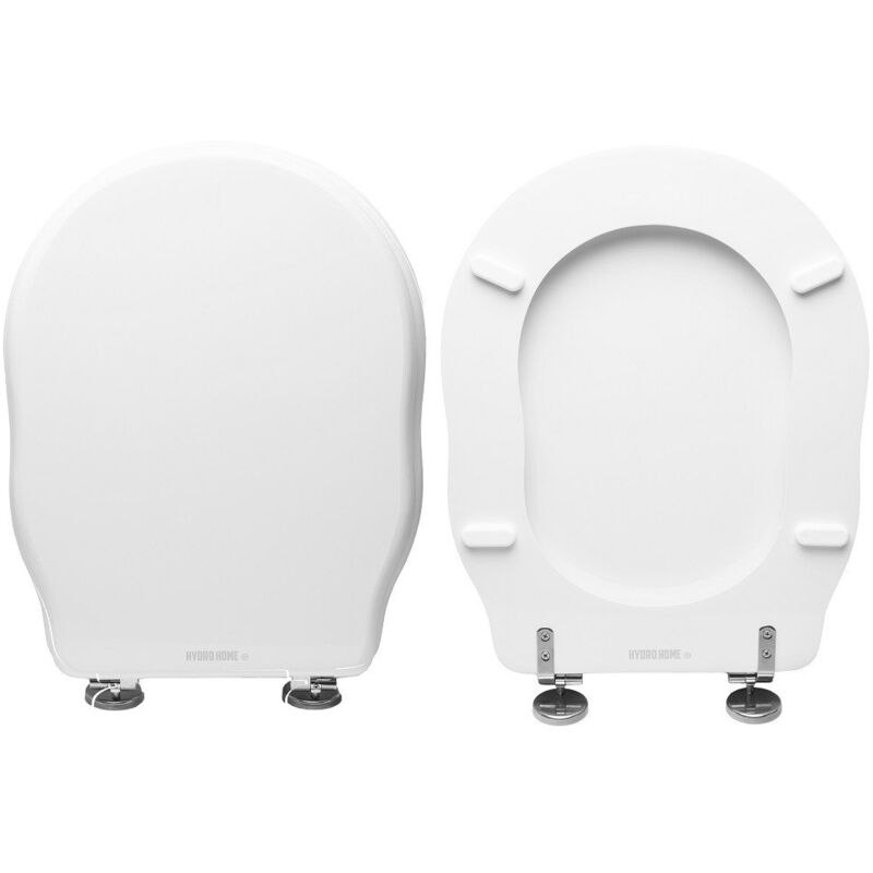 foto del prodotto copriwater ellade hidra legno rivestito in resina poliestere bianco