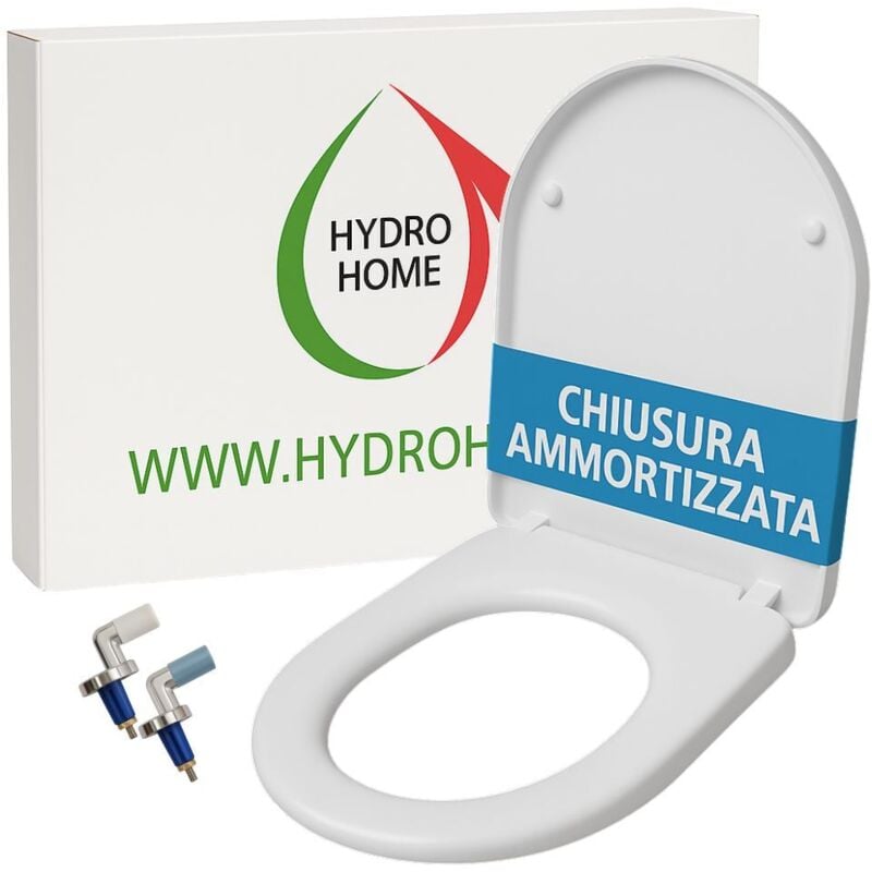 foto del prodotto copriwater enjoy cielo termoindurente bianco chiusura ammortizzata